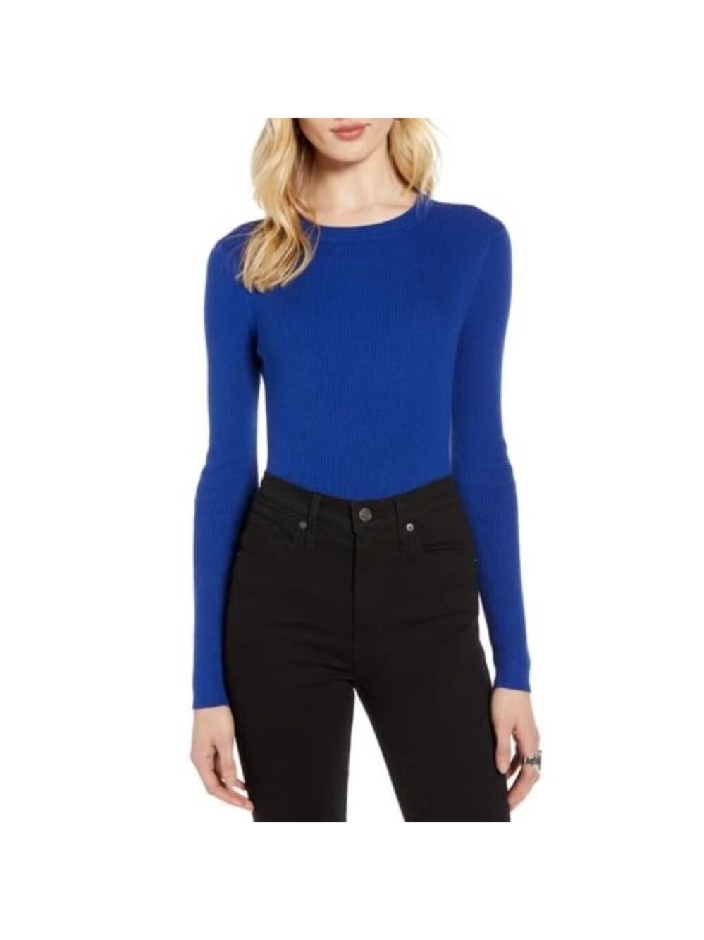 Halogen Ribbed Sweater